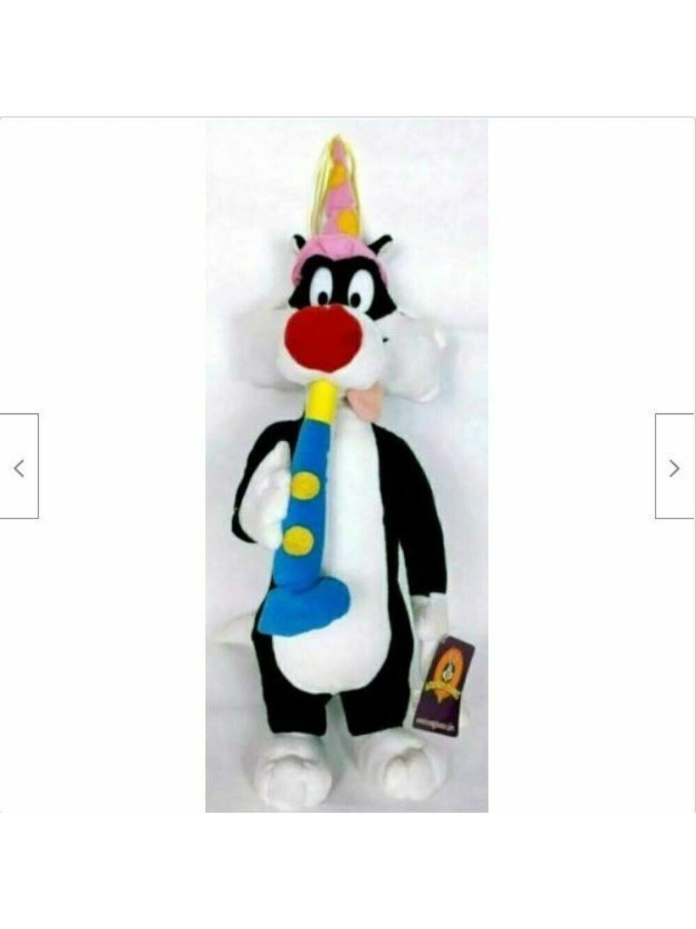Looney Tunes Sylvester Plush New Year's Party NWT
